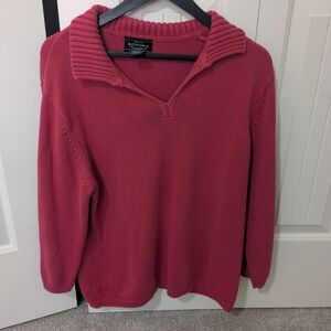 Sonoma Women's V-Neck Sweater in Rose